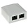 ACT WALL MOUNTBOX C6 2 PRT UNSH