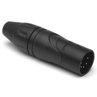 XLR-5 AX CONNECTOR MALE BK