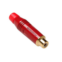RCA Female connector Rood