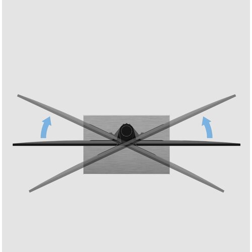Cavus TV Standaard Square 150 cm RVS VESA 400x400 mm