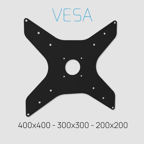 Cavus TV Standaard Square 150 cm RVS VESA 400x400 mm