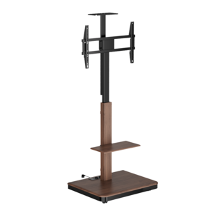 XTRARM TV standaard Elite elektrisch Zwart/Walnoot