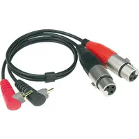 2x Haakse RCA - 2x XLR kabel 2.0 meter