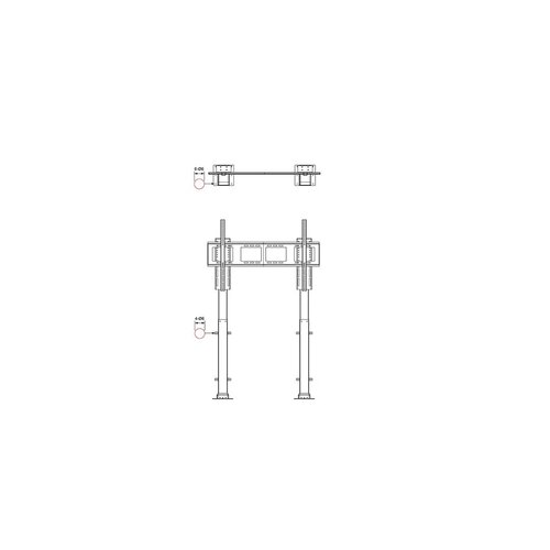 Multibrackets Motorized TV Lift Duo X-Large