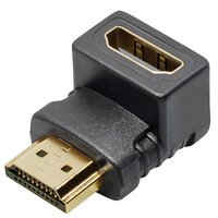 HDMI male - HDMI female 90°adapter