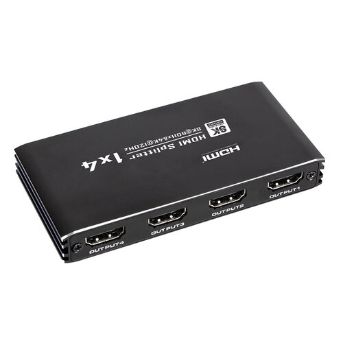 MaxTrack HDMI Splitter 4 Poorts - 8K @ 60 Hz