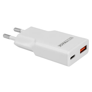 MaxTrack USB Snellader USB C & A- 30 Watt