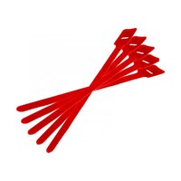 Klittenband binder Ø max. 90 mm-Rood