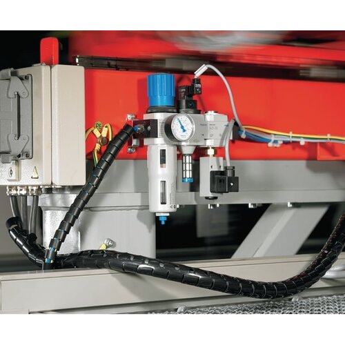 Hellerman-Tyton Kabelbundelslang ∅21mm + tool - Wit - Rol 25 meter