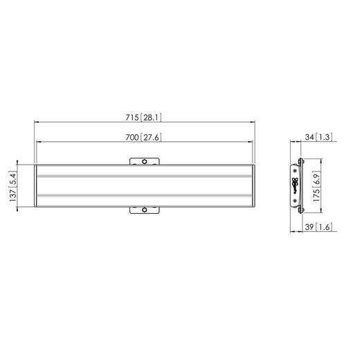 Vogel's PFB3407B Interface plaat 715 mm Zwart Vogel's PFB3407B Interface plaat 715 mm Zwart