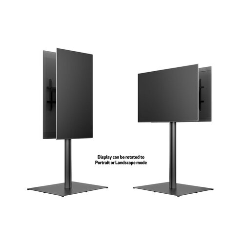 Multibrackets TV Vloerstandaard 180 HD Back to Back Zwart
