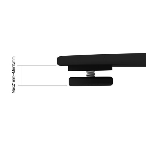 Multibrackets TV Vloerstandaard 180 HD Back to Back Zwart