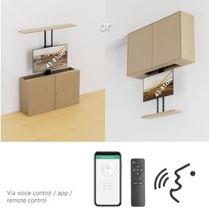MyWall HP 66 L elektrische tv-lift voor vloer en plafond