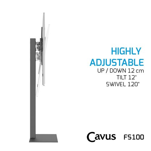 Cavus TV Vloerstandaard FS100 Basic Cavus TV Vloerstandaard FS100 Basic