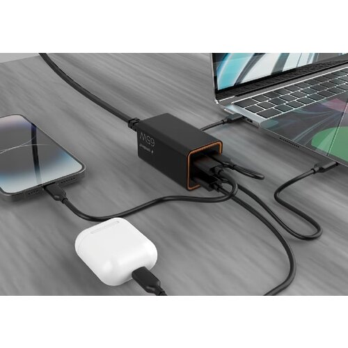 Gembird 4-Poorts USB Snellader 65 W