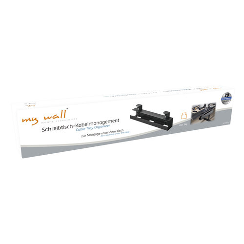 MyWall Bureau Kabelgoot 60 cm met bladklem bevestiging