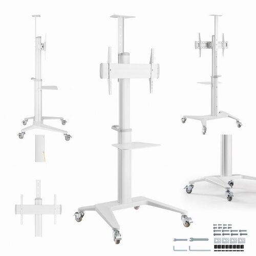 Gembird Verrijdbare TV Standaard 70T-02-W