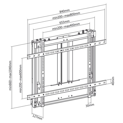 MyWall TV muurbeugel Balance HP 34-1 L