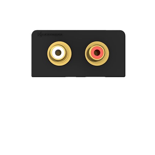 Kindermann Konnect Design Click 2 RCA stereo audio Kabel+Plug module