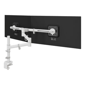 Dataflex Viewgo 130 Dubbele Monitorarm – Wit