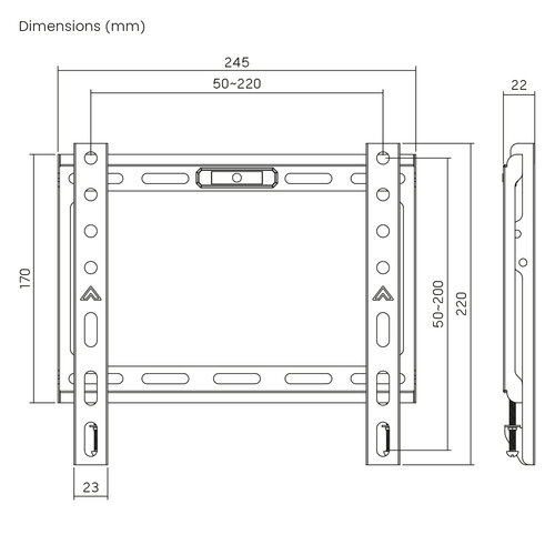 MyWall Vaste TV Beugel HEG 1 L
