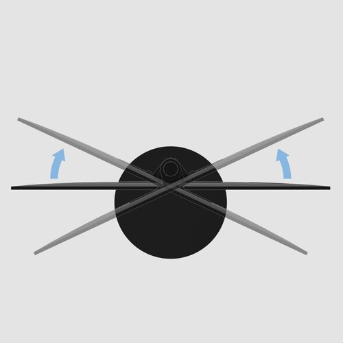 Cavus TV Standaard Sphere 120 Multi-VESA (75x75 t/m 400x400)