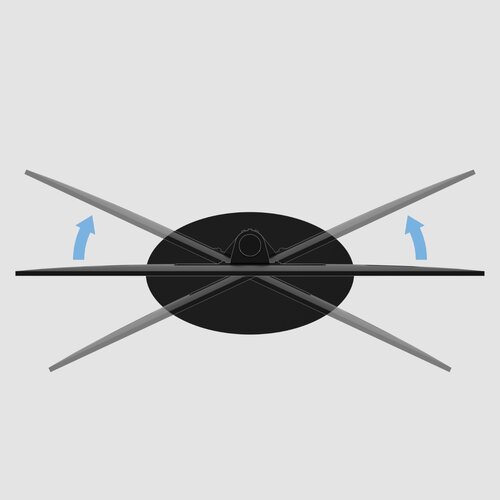 Cavus TV Standaard Ellips 120 Multi-VESA  (75x75 t/m 400x400)