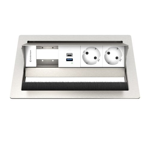 Kindermann CablePort Standard² - 4-voudig 2x Stroom, 1x USB lader (A+C) VA