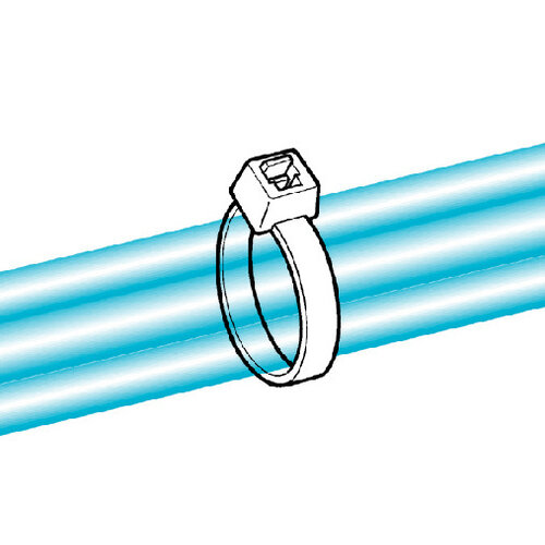 Hellerman-Tyton Bundelband 4,6 x 300 mm (100 stuks)