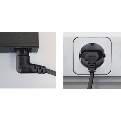 KEM Stroomkabel CEE 7/16 - C7 - 2.0 meter