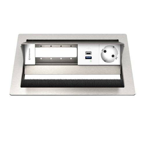 Kindermann CablePort Standard² - 4-voudig 1x Stroom, 1x USB lader (A+C) VA