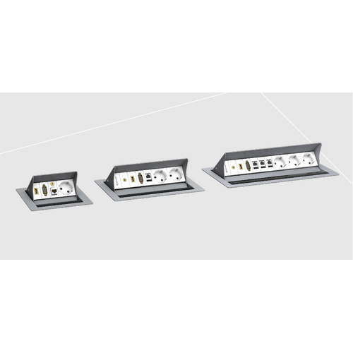Kindermann CablePort Standard² - 4-voudig 1x Stroom, 1x USB lader (A+C) VA