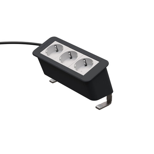 Kindermann CablePort Office desk 3-voudig 3x Stroom Kindermann CablePort Office desk 3-voudig 3x Stroom