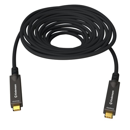 Kindermann USB-C AOC Full Feature Kabel- 8.0 meter Kindermann USB-C AOC Full Feature Kabel- 8.0 meter