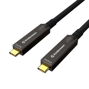 Kindermann USB-C AOC Full Feature Kabel- 8.0 meter Kindermann USB-C AOC Full Feature Kabel- 8.0 meter