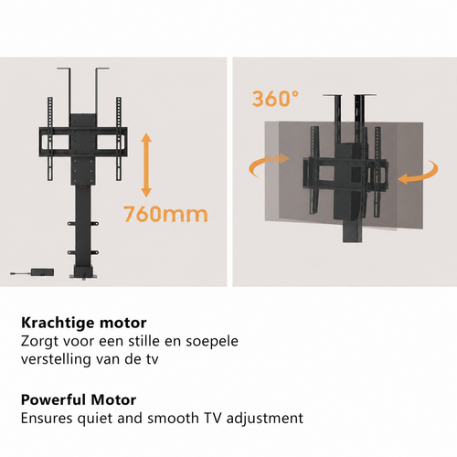 MyWall Draaibare TV Lift HP 67-1 L