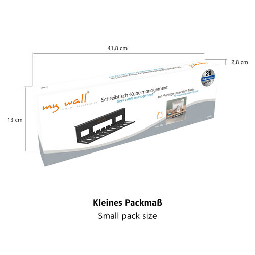 MyWall Bureau Kabelgoot HZ 48 L MyWall Bureau Kabelgoot HZ 48 L