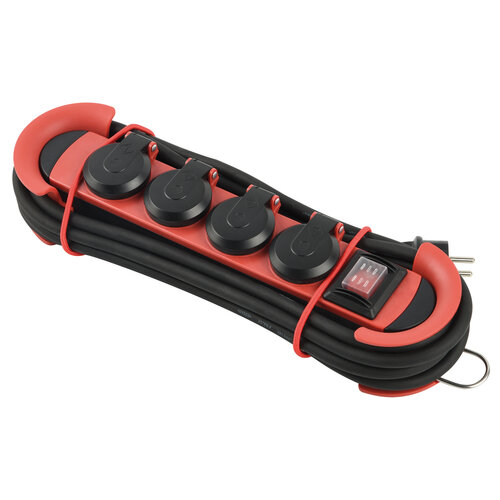 Braca 4-Voudig Professioneel Outdoor Stekkerblok 3.0 meter