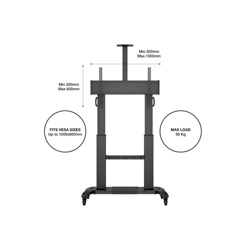 Multibrackets Public Floorstand Dual Pillar 180 HD Multibrackets Public Floorstand Dual Pillar 180 HD