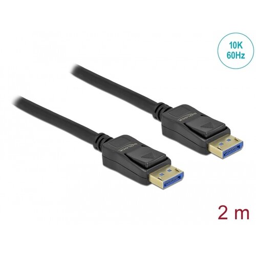DeLock DisplayPort 2.0 Kabel - 2.0 meter DeLock DisplayPort 2.0 Kabel - 2.0 meter