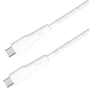 MaxTrack USB-C oplaadkabel 60W – 1,0 meter - Wit