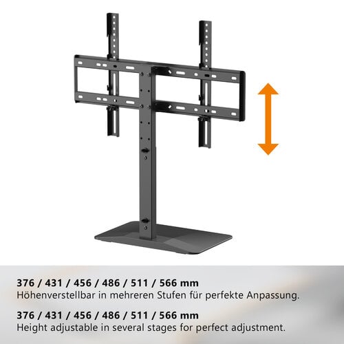 MyWall Universele TV Voet 32-77″ Draaibaar & Verstelbaar – Walnoot – myWall HP 128 MyWall Universele TV Voet 32-77″ Draaibaar & Verstelbaar – Walnoot – myWall HP 128
