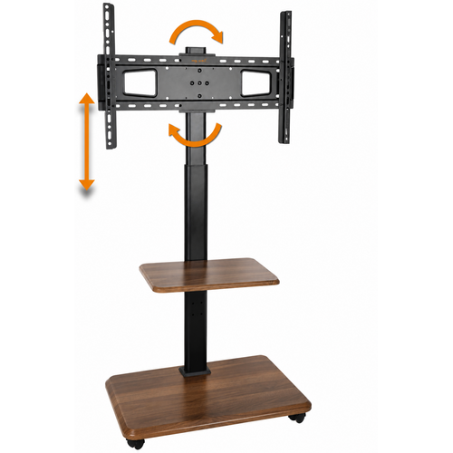 MyWall Verrijdbare TV Standaard 32-75″ – Walnoot HP 130 L MyWall Verrijdbare TV Standaard 32-75″ – Walnoot HP 130 L