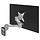 Dataflex ViewLite Viewlite 422 Verstelbare Monitorarm voor Rail en Toolbar tot 32 Inch – Zilver
