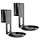 MyWall Speaker wandbeugel voor Sonos Era 100 en Era 100 SL – zwart – 2 stuks – draaibaar en kantelbaar