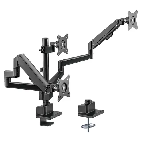 MyWall Monitorarm voor 3 schermen – 17–30 inch – met gasveer – HL 51-3 L