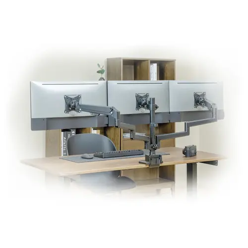 MyWall Monitorarm voor 3 schermen – 17–30 inch – met gasveer – HL 51-3 L