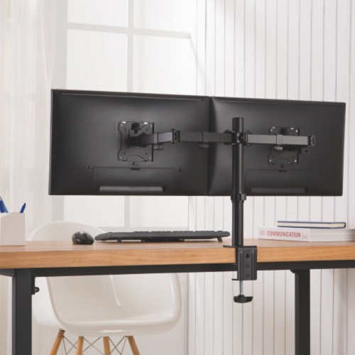 Cavus Monitorarm Basic voor 2 schermen – 17–32 inch – maximaal 8 kg per scherm – DM0102