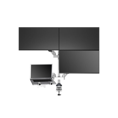 Multibrackets Monitorarm voor 4 schermen – 15–32 inch – 2–10 kg per scherm – wit