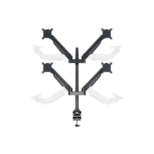 Multibrackets Monitorarm voor 4 schermen Zwart Multibrackets Monitorarm voor 4 schermen Zwart